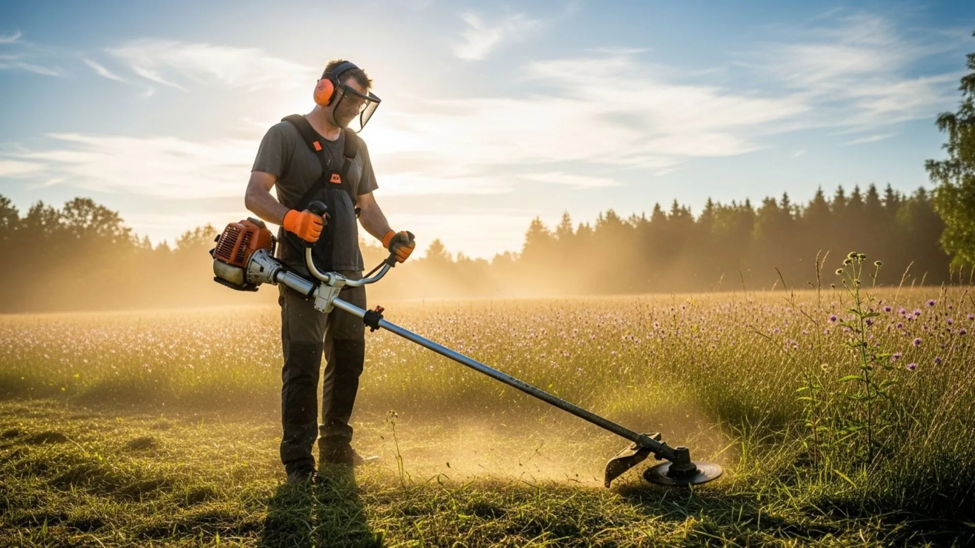 motores brushless e baterias em roçadeiras Husqvarna